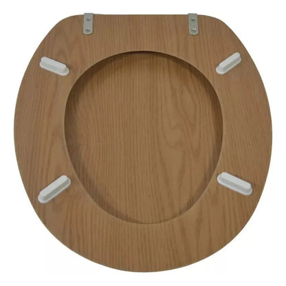Tapa Para Inodoro Fibra De Madera Herrajes De Metal Water Madera