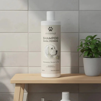 Shampoo Para Perros Minimal 480ml Manzana Verde Y Tilo