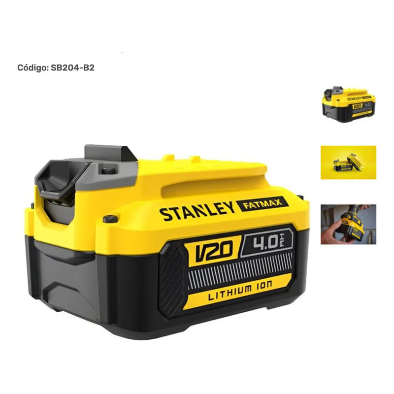 Amoladora Stanley Sbg700 + Batería + Cargador Amarillo 50hz