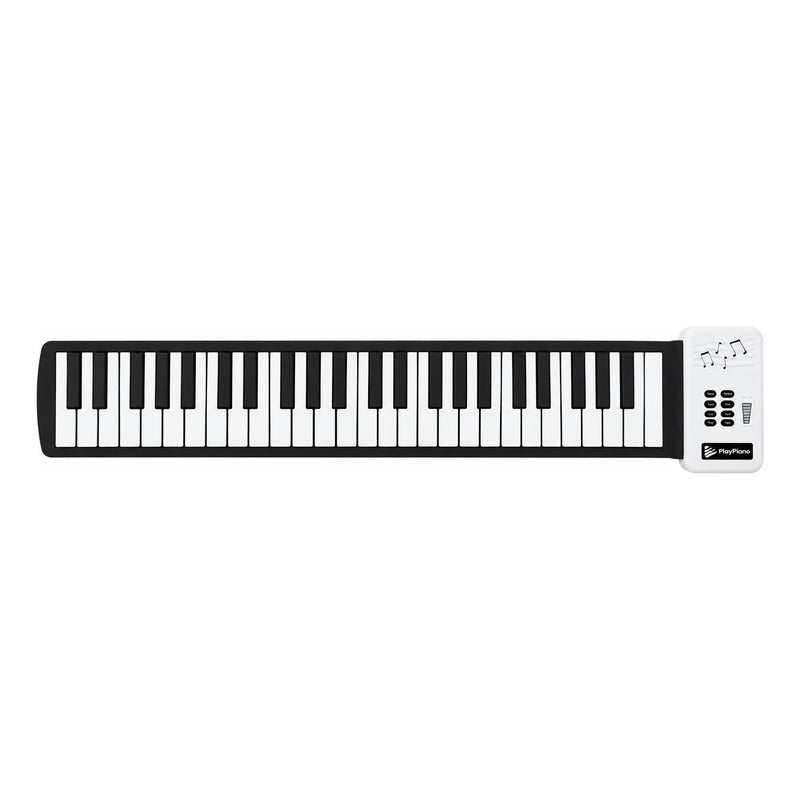 Juguete Piano Teclado Enrollable Portatil Blanco Blanco