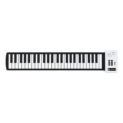 Juguete Piano Teclado Enrollable Portatil Blanco Blanco