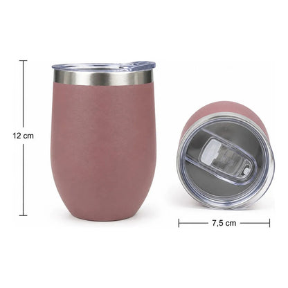 Mate Térmico Acero Inoxidable Con Tapa Hermética 360ml Marrón