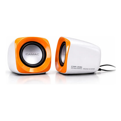 Parlante Camac 208cmk Usb Potente Y Compacto Naranja