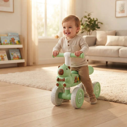 Andador Infantil Pata Pata Capibara Con 4 Ruedas Verde Verde