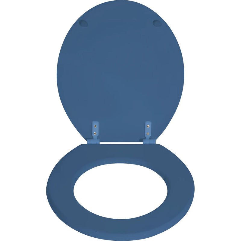 Asiento Para Inodoro Universal Oval Mdf Herraje Ppl