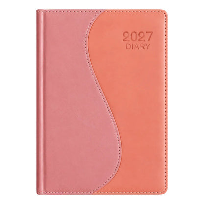 Agenda Diaria 2027 Mundo Express Diseño Liso Coral Liso 2027