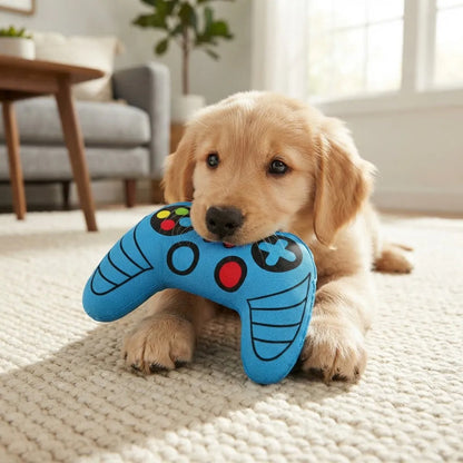 Juguete Para Perro Control De Videojuego De Peluche 20x10 Cm Azul