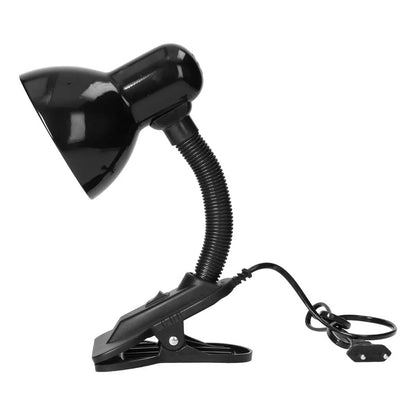 Lámpara Con Pinza Para Escritorio O Veladora/mesa De Noche Negro