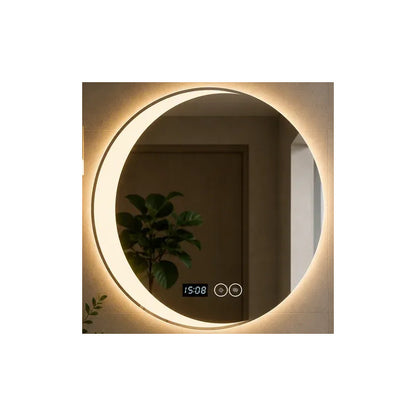 Espejo Led Redondo 80 Cm Con Forma De Luna Espejo