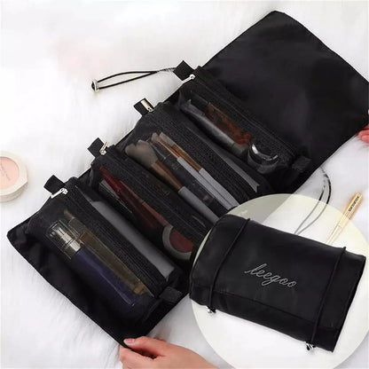 Neceser De Viaje Portatil Con Estuches Desmontables