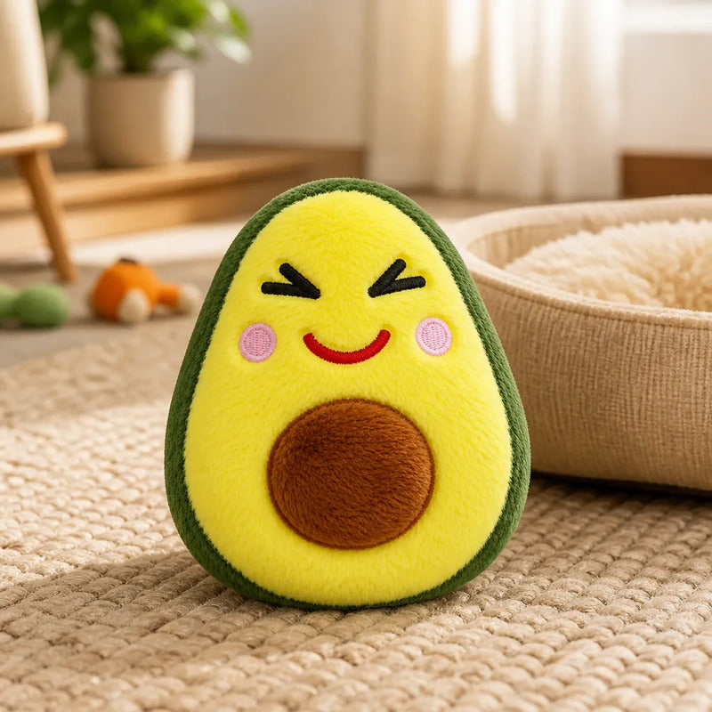 Juguete Para Perro Palta De Peluche Con Chifle 12x5 Cm Amarillo Palta