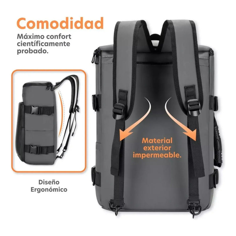 Bolso 3 En 1 Maletin-bolso-mochila Negro Negro 0