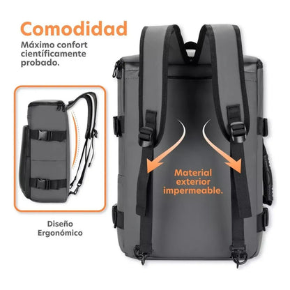 Bolso 3 En 1 Maletin-bolso-mochila Negro Negro 0