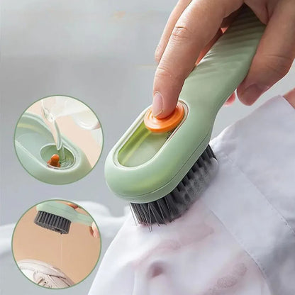 Cepillo De Limpieza Para Zapatos Con Dispensador De Jabon