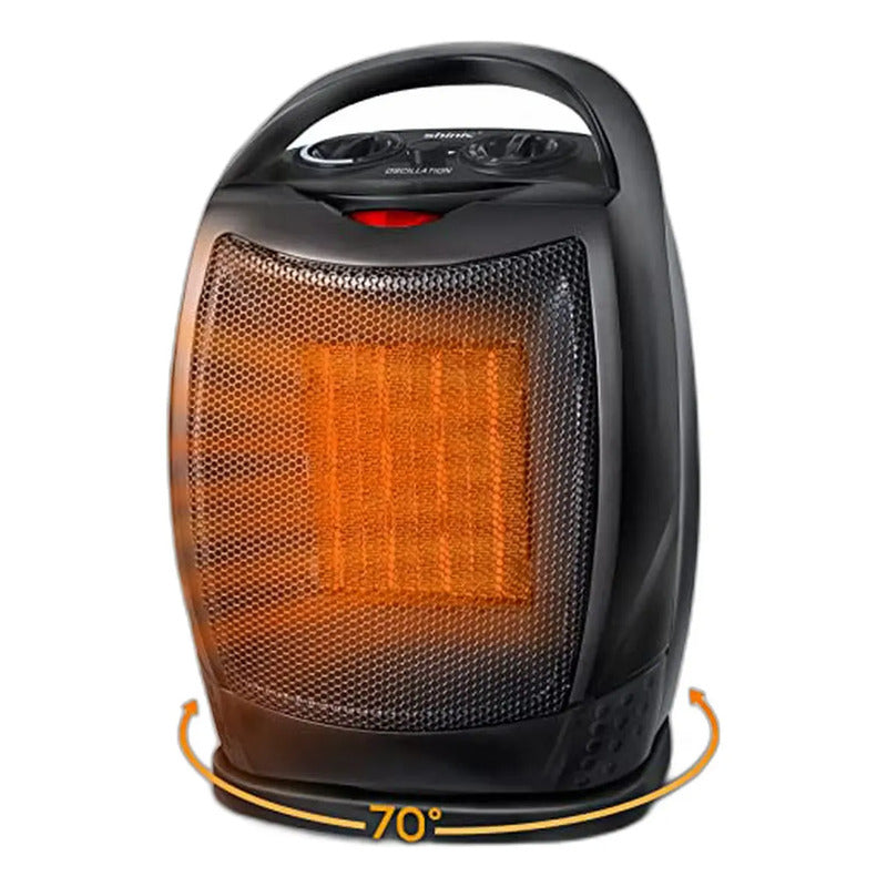 Calefactor Cerámico Portátil 1500w Regional Black