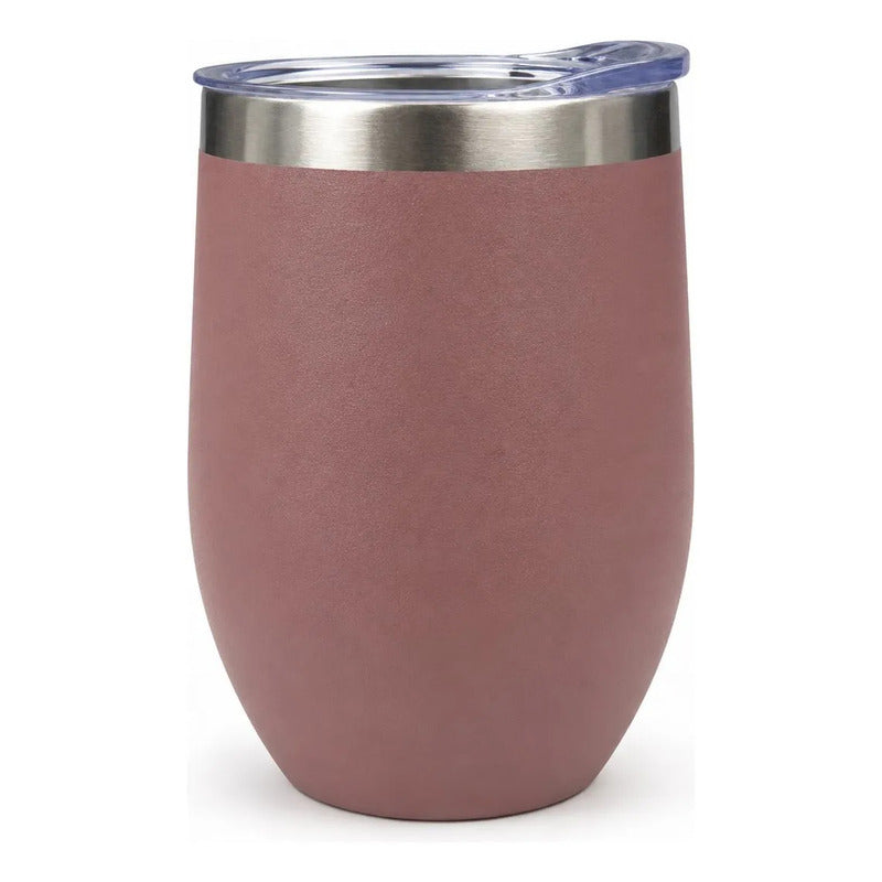 Mate Térmico Acero Inoxidable Con Tapa Hermética 360ml Marrón