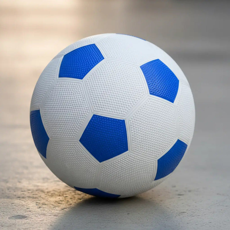 Pelota De Fútbol Clásica De Goma N°5 Azul