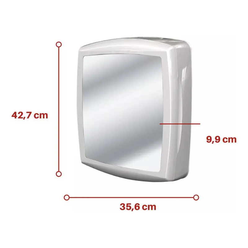 Botiquín- Armario P/para Baño Con Espejo 427x356x100mm Durin