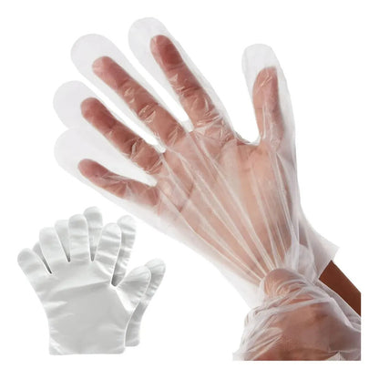 Guantes Descartables Multiusos Limpieza/alimentos 100 Piezas Transparente Unico