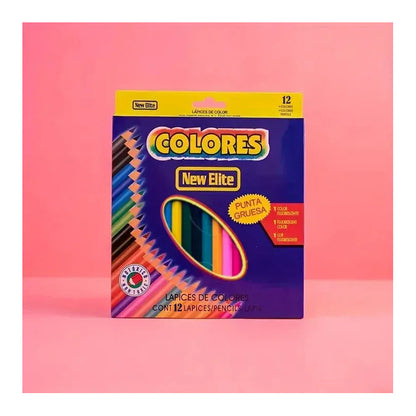 Lápices Mini Colores X12 Pack X6 Surtido