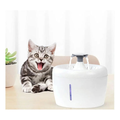 Fuente De Agua Bebedero Para Mascotas Blanco