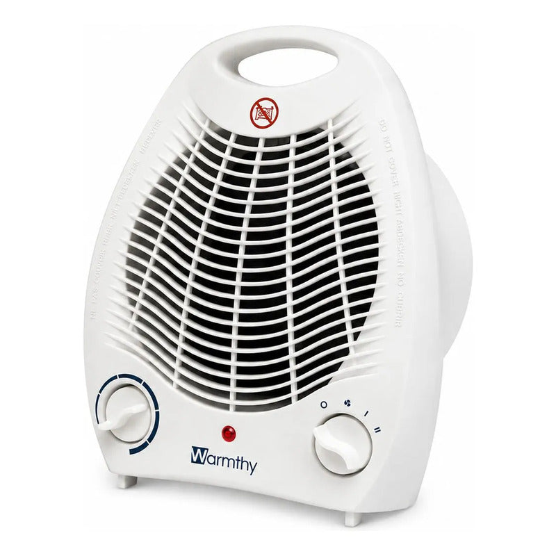 Estufa Caloventilador Warmthy 2000w Con Termostato Blanco