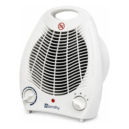 Estufa Caloventilador Warmthy 2000w Con Termostato Blanco