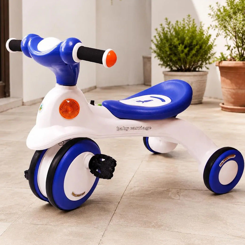 Triciclo Infantil Niños 3 Ruedas Baby Carriage Con Pedales Azul