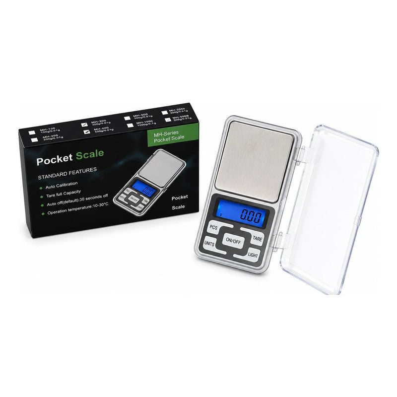 Balanza Digital Precisión 0.1g A 200g Pocket Scale Mini Gris