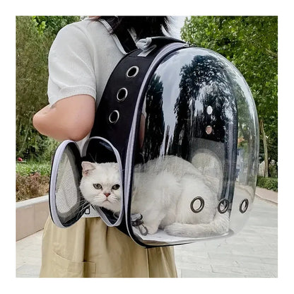 Mochila Capsula Para Transportar Mascotas Verde Oscuro
