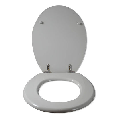 Asiento Para Inodoro En Mdf Herraje De Metal