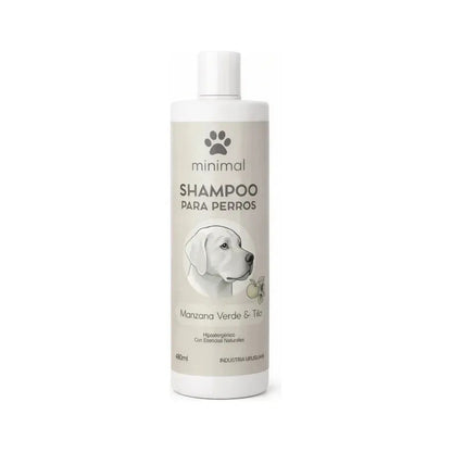 Shampoo Para Perros Minimal 480ml Manzana Verde Y Tilo