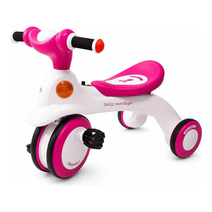 Triciclo Infantil Niños 3 Ruedas Baby Carriage Con Pedales Rosa Chicle