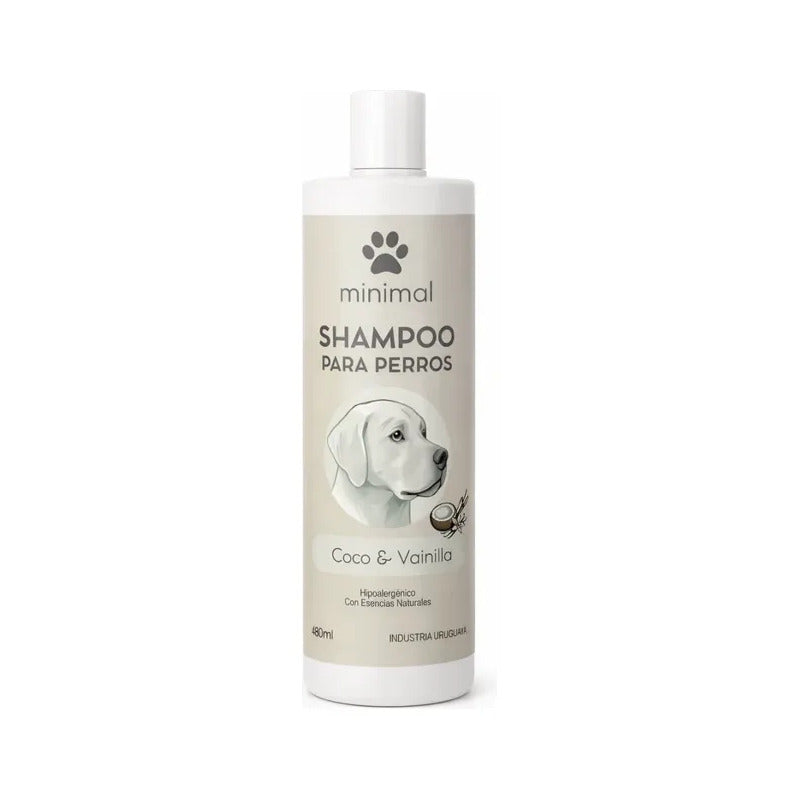 Shampoo Para Perros Minimal 480ml Coco Y Vainilla