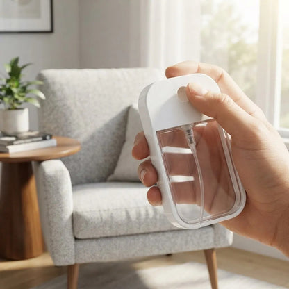 Pack X2 Atomizadores Spray Recargables Para Perfume 50ml Blanco