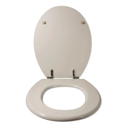 Asiento Para Inodoro En Mdf Herraje De Metal