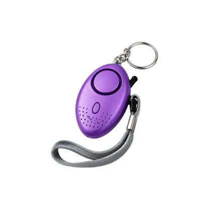 Llavero Mini Alarma Personal Para Seguridad Violeta