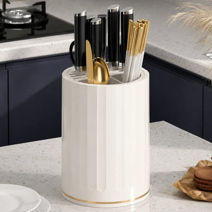 Organizador De Cocina Giratorio 360° Beige
