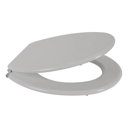 Asiento Para Inodoro Universal Oval Herraje Metal