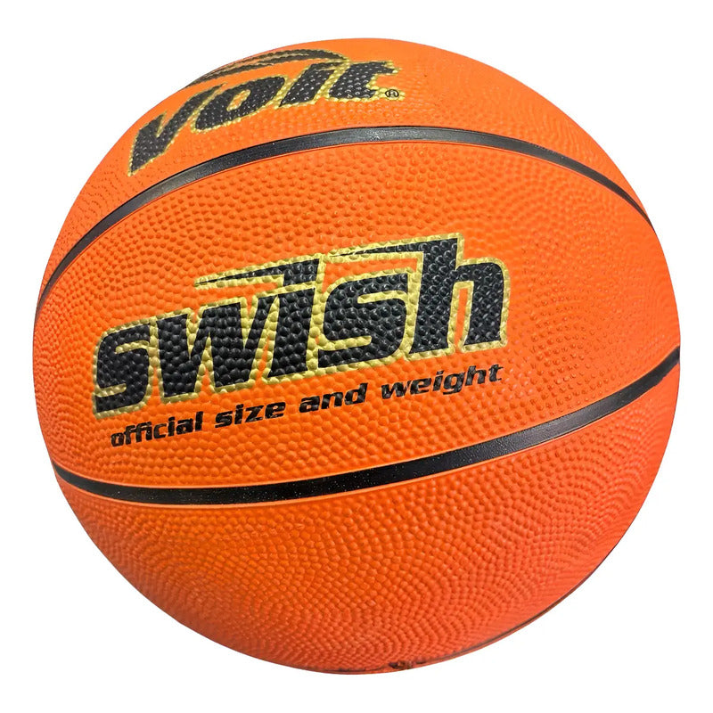 Pelota De Básquetbol Volt Silent Swish Tamaño 7 Naranja