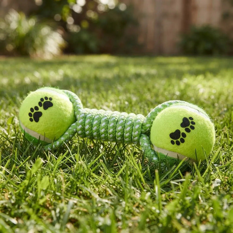 Pelota Interactiva Para Perro Y Gato Doble Pelota Verde