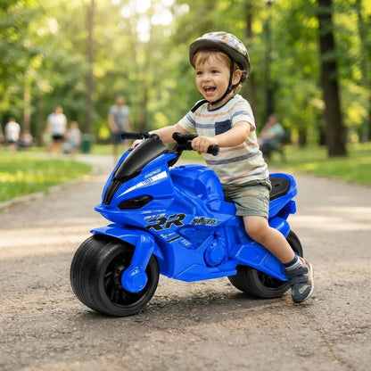 Moto Infantil Pata Pata Racing Azul Para Niños