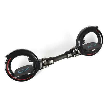 Skate Cycle Patineta 8x Plegable 2 Ruedas Negro
