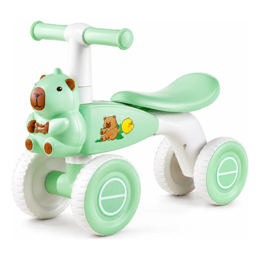 Andador Infantil Pata Pata Capibara Con 4 Ruedas Verde Verde