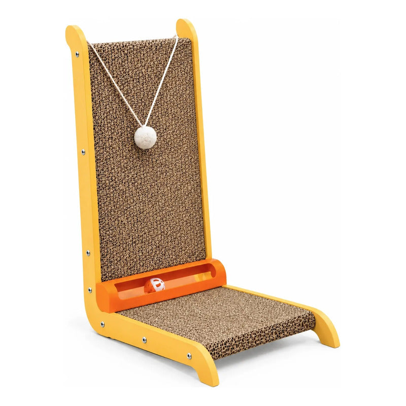 Rascador Para Gatos Vertical Con Juguetes Y Pelota 60cm Surtido