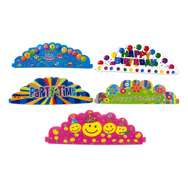 Coronas De Cumpleaños X6 Surtido