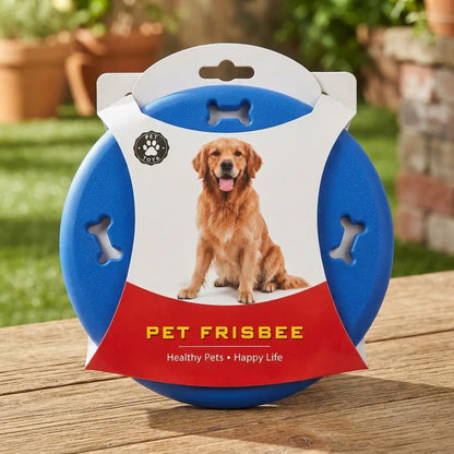 Juguete Para Perro Frisbee Disco Mascota Resistente Calidad Azul