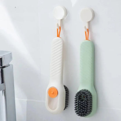 Cepillo De Limpieza Para Zapatos Con Dispensador De Jabon