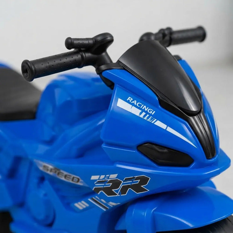 Moto Infantil Pata Pata Racing Azul Para Niños