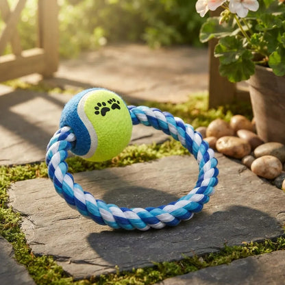 Pelota Interactiva Para Perro Y Gato Aro Azul